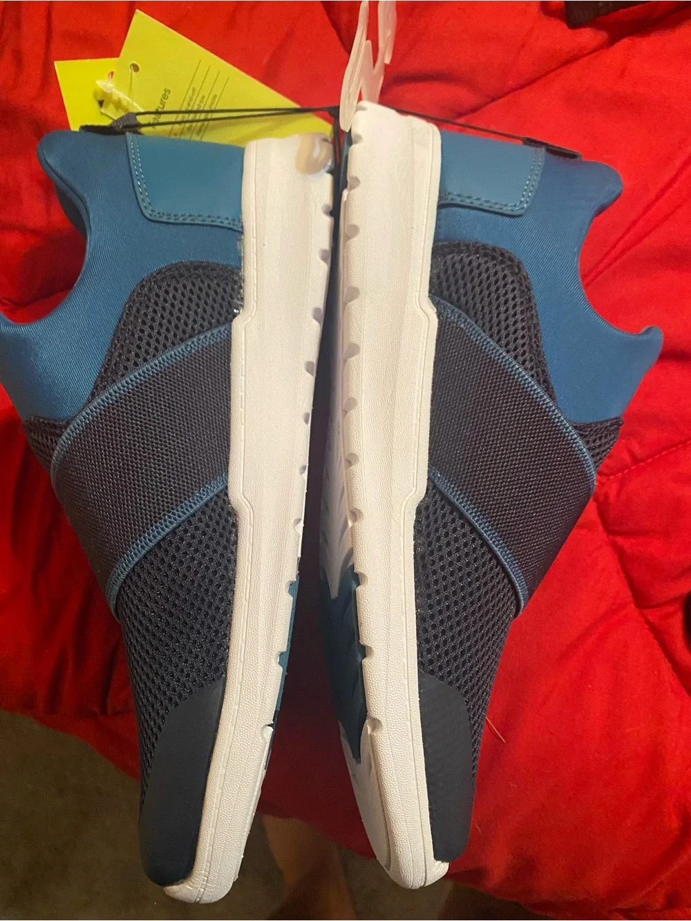 Men's Slip-On Athletic Sneakers in Dark Teal